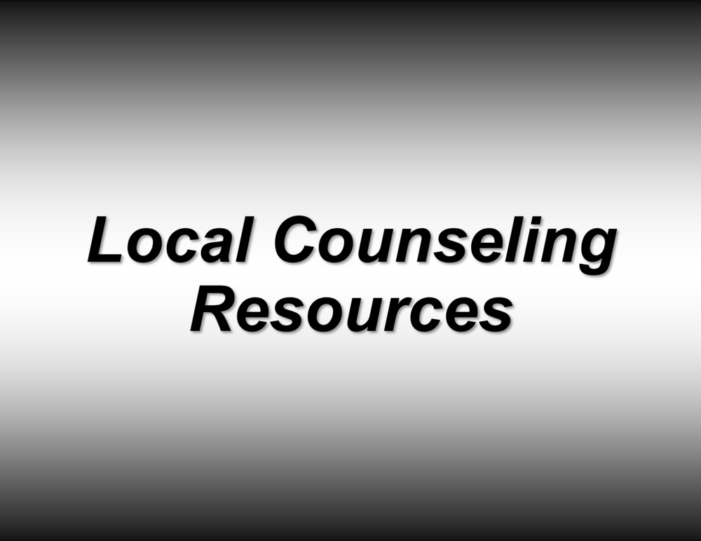 Local Counseling Resources