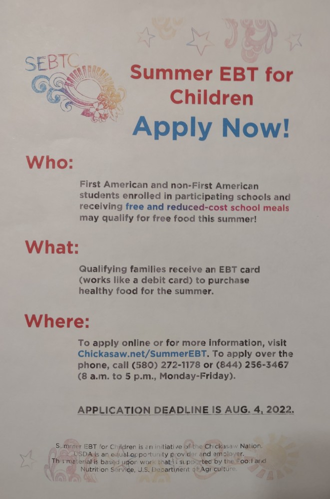 Summer EBT Flyer 2022