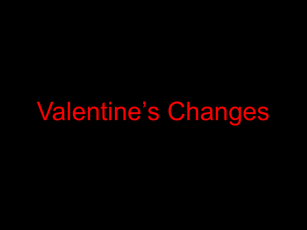 Valentine's Day Changes and Options 2021