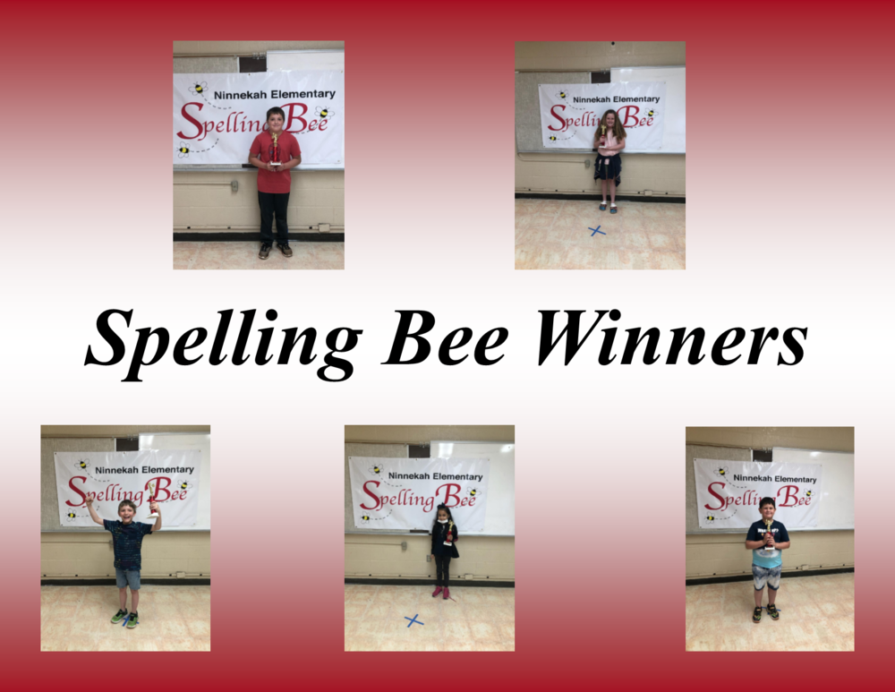 2021 Ninnekah Elementary Spelling Bee Winners