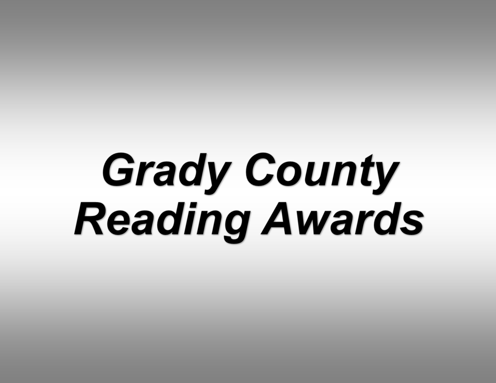 Grady County Reading Awards