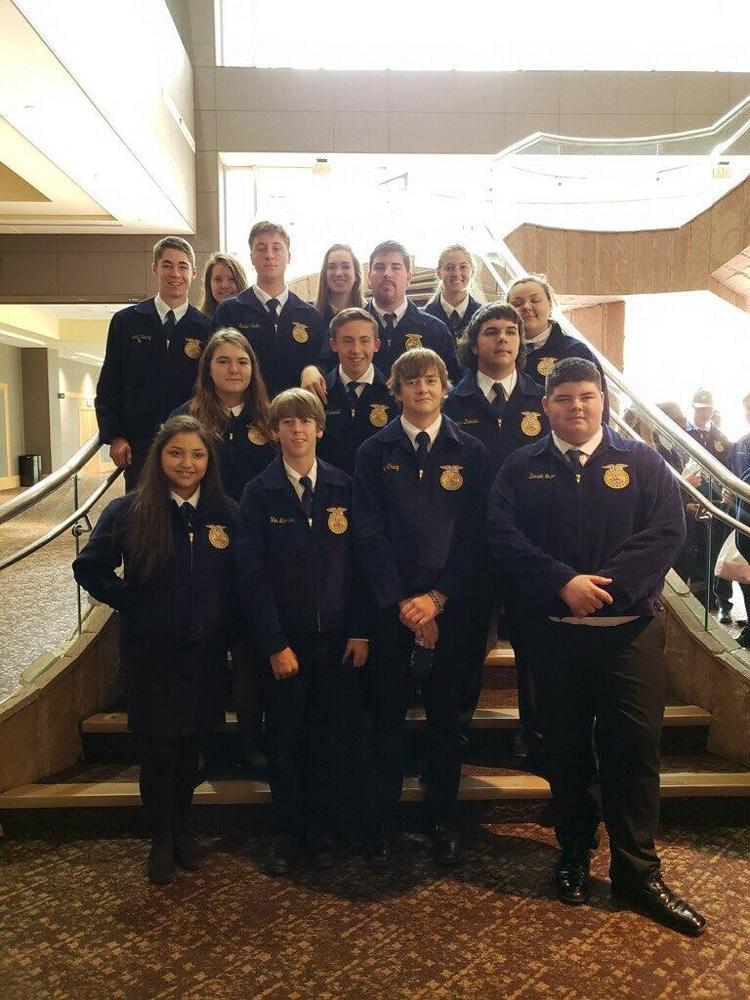 Ninnekah FFA Recognized at State