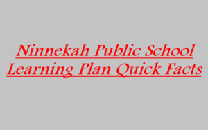Ninnekah School Learning Plan Quick Facts