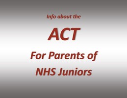 NHS Juniors to Take ACT