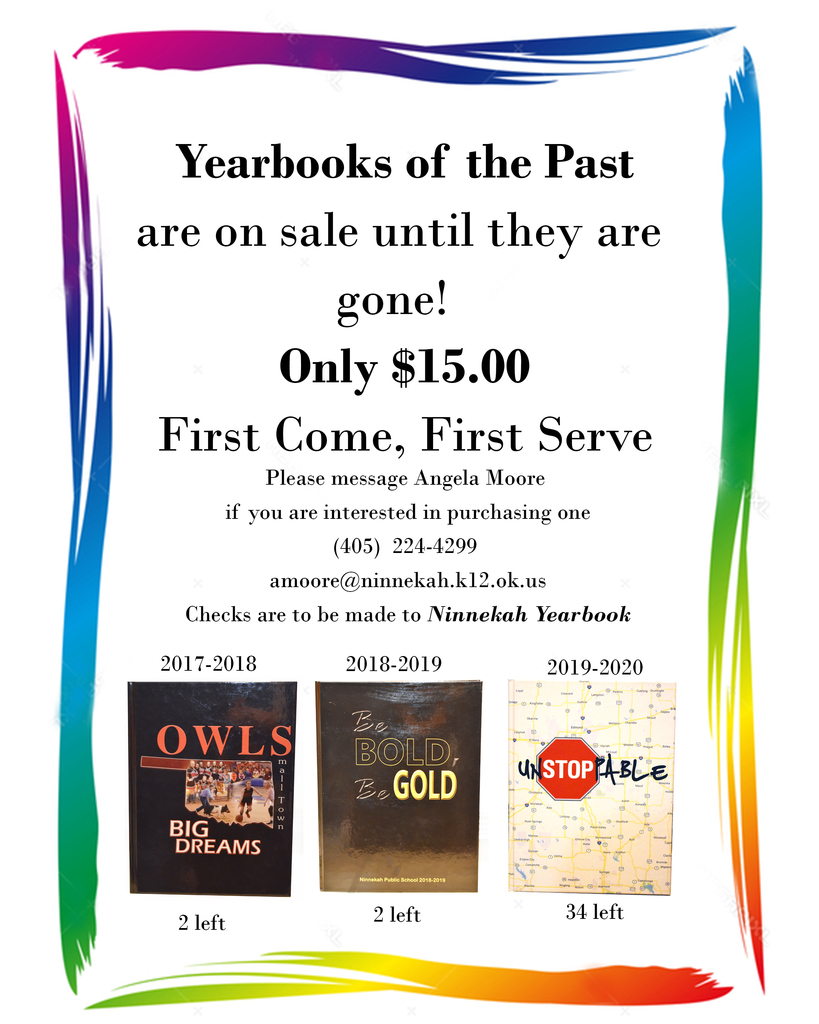 Yearbooks of the Past Sale Flyer