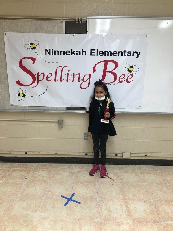 Sanvi Patel - 2nd Grade - 2021 Spelling Bee Winner