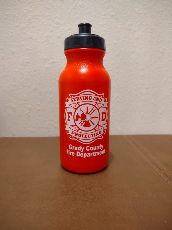 Grady County Fire Department Water Bottle